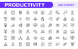 © artnazu - Productivity Icon Set. Modern and inspiring icons designed to enhance efficiency and organization, perfect for productivity apps, task management tools, and workflow solutions.