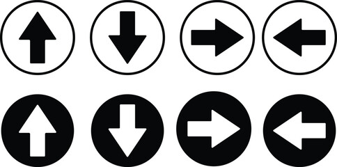 Wall Mural - arrow icons set. arrow collection. simple arrow big set. vector illustration