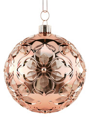 Wall Mural - PNG Decoration ball rose gold christmas accessories chandelier.