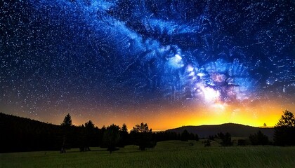 Wall Mural - summer milky way
