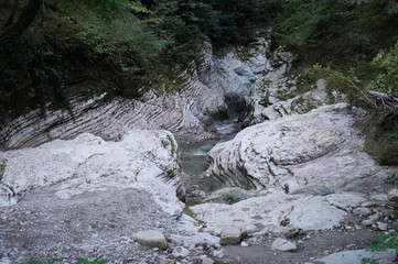 Poster - Beautiful picturesque Psakho Canyon. Beauty is in nature.