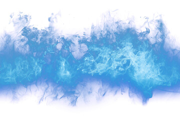 Wall Mural - png blue flame effect background