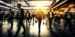 © MheeP - Trade Fair Atmosphere with Blurred Figures