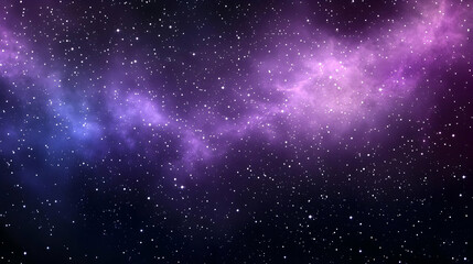Wall Mural - Cosmic Nebula with Stars and Dust in a Deep Space Background Illustration