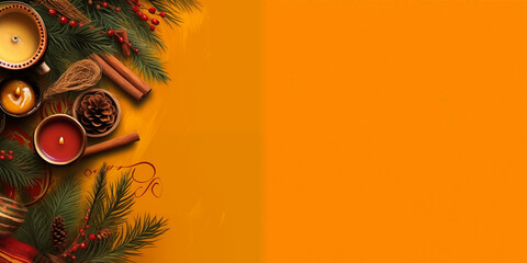 Wall Mural - kwanzaa themed background or banner