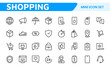 © artnazu - Shopping Icon Set. Vibrant and engaging icons for enhancing e-commerce platforms, perfect for product listings, cart management, and checkout processes to elevate the online shopping experience.