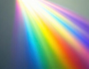 Wall Mural - rainbow natural light refraction blurred gradient texture macro, holographic lens flare and shadows 