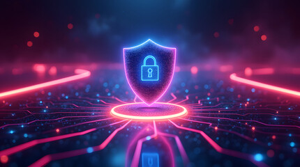 Cyber ​​security and data protection, internet network security, protect business and financial transaction data from cyber attack, user private data security encryption