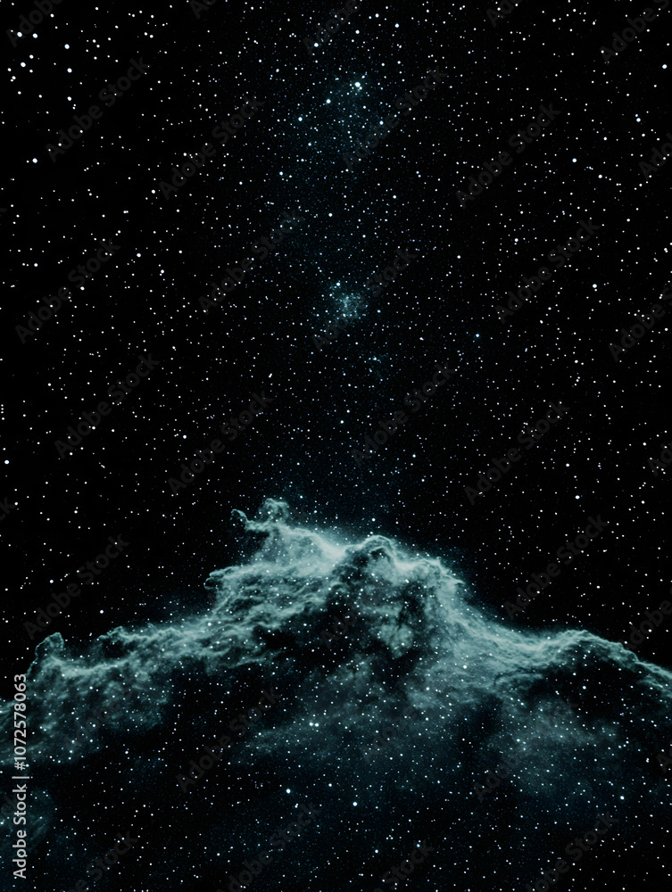 Vast Cosmic Scene with Dense Nebula and Countless Stars in Outer Space ...