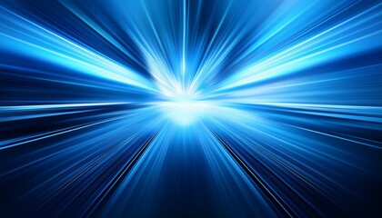Wall Mural - blue motion blur background
