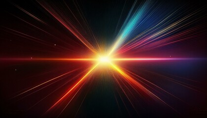 Wall Mural - transparent light flare effect