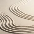 © Akatsuki Vision - Zen Garden Sand Pattern with Curved Lines