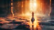 © Yuliia - A lone chess king piece on a misty chessboard with a serene sunrise in the background, symbolizing strategy, solitude, and contemplation. Ideal for themes of leadership, decision-making