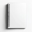 © yuniazizah - realistic high quality white realistic a5 notebook mockup isolated