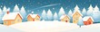 © SH Design - A winter scene with houses and trees