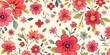 © yuwaree - Abstract background pattern featuring vibrant floral designs, pattern, creative