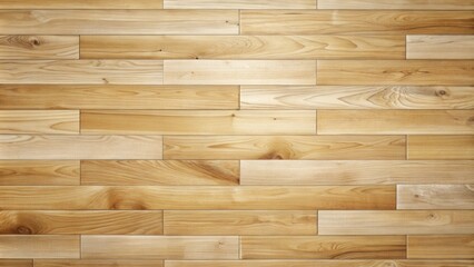 Aufkleber - Natural Wood Planks Arranged in a Horizontal Pattern, Creating a Warm and Inviting Textured Background