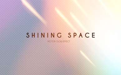 Wall Mural - motion transparent light effect. shining rainbow beams magic background and liquid speed light