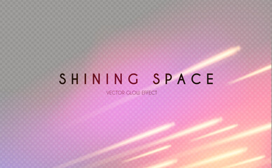 Wall Mural - Motion transparent light effect. Shining rainbow beams magic background and liquid speed light