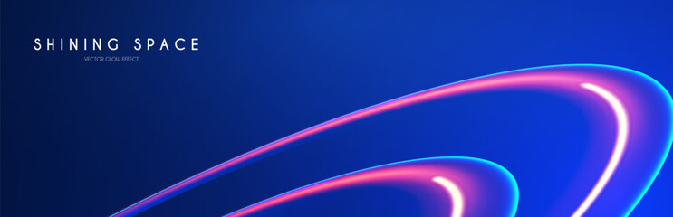Wall Mural - motion light effect. shining magic background and liquid speed light