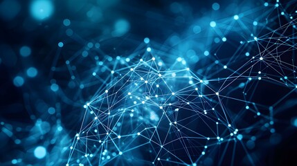 Digital Wave Flow with Particles and Data Points with abstract dots and lines for tech processe , data transfer and encryption, digital archives, sound and graphic presentations, science, education .