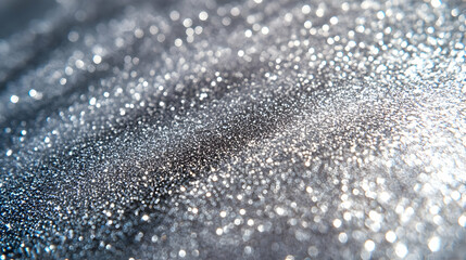 Wall Mural - Silver Glitter Abstract Background