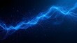 © Dackshina - Blue electric like wavy technology background science and innovation communication and artificial intelligence