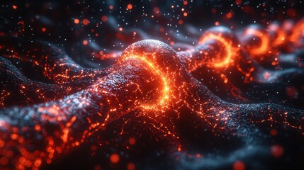 Wall Mural - starry nebula background with space for text, perfect for science fiction or astronomy projects. gen