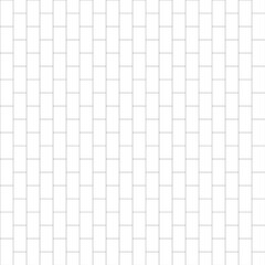 White brick wall texture background vector. Vertical Running bond 1-2 pattern vector. Brick wall hatch pattern.	

