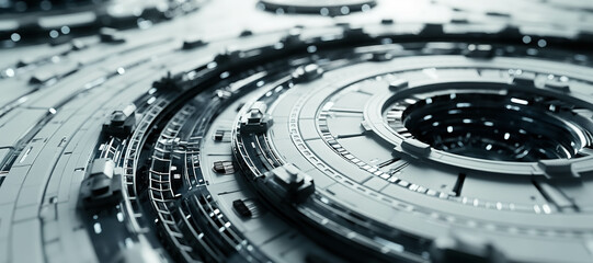futuristic digital cyber machine background 5