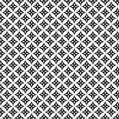 Seamless black and white diamond grid pattern.