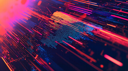Dynamic poster design featuring the theme 'Igniting Innovation' with vibrant coding and programming visuals, including lines of code and digital elements