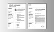 © Patrick - White modern Resume and CV Layout Set