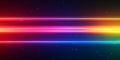 Wall Mural - colorful neon line abstract background