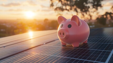 Solar energy is illustrated as a cost-effective and money-saving alternative for reducing electricity bills, demonstrating the financial benefits of sustainable power sources.