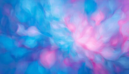 Wall Mural - Abstract background with blue and pink swirls.