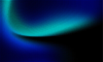 Aufkleber - Glowing gradient halftone dots background. Vector illustration. Abstract grunge dots on white background