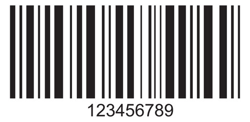 bar code. barcode illustration. editable color. isolated on white background. vector illustration.ep