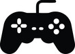 © MDMASUD - Gamepad icon. Game controller silhouette vector, Video game controller