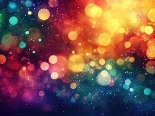 Poster - abstract background featuring a dynamic interplay of light colors bokeh effects and blurriness perfe
