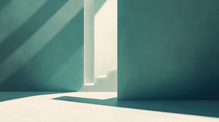 Wall Mural - stunning abstract background showcasing minimalism through 3d illustration and rendering