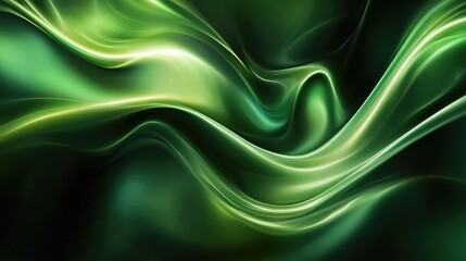 Wall Mural - smooth abstract green background with a blurred effect suitable for various design applications