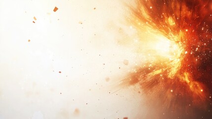 Wall Mural - abstract background design featuring bursting plasma effects with ample white space for text placeme