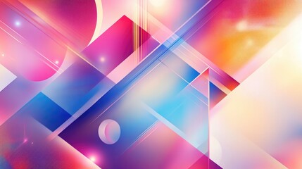 Wall Mural - abstract background featuring holographic patterns