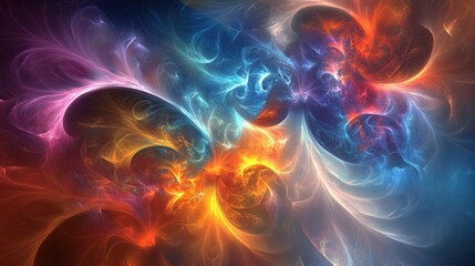 Wall Mural - stunning abstract background with captivating colors and patterns