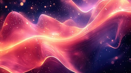 Sticker - abstract backgrounds with flowing light patterns