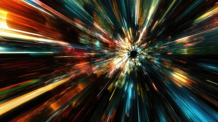 Wall Mural - abstract high speed motion backdrop with a dynamic blur effect suitable for technology related websi