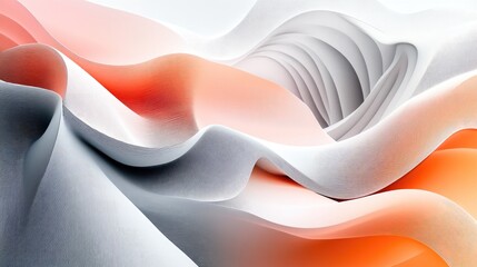 Canvas Print - abstract background featuring smooth lines and colorful waves artistic pattern and technology inspir