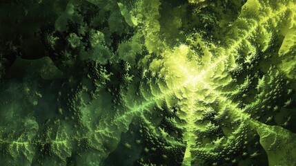 Wall Mural - Abstract green themed background