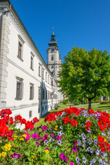 Wall Mural - Stiftskirche Spital am Pyhrn, city of Spital an der Pyhrn, State of Upper Austria,  Austria